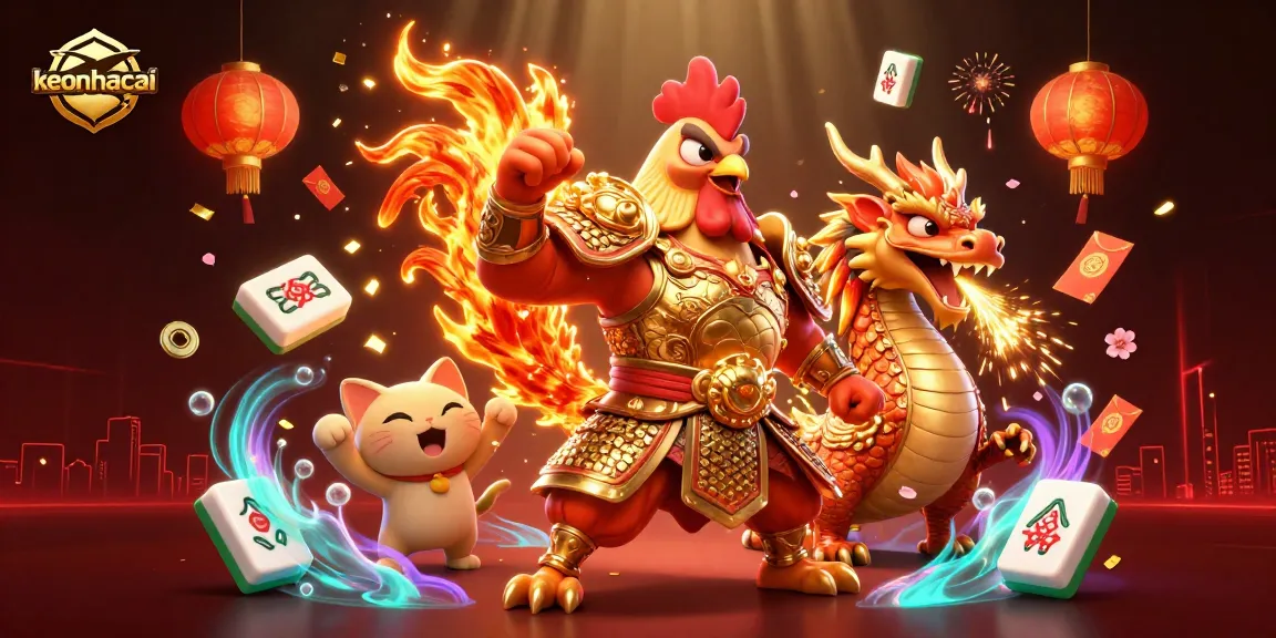 Experience winning strategies with keonhacai in a dynamic 3D casino-themed battle scene.
