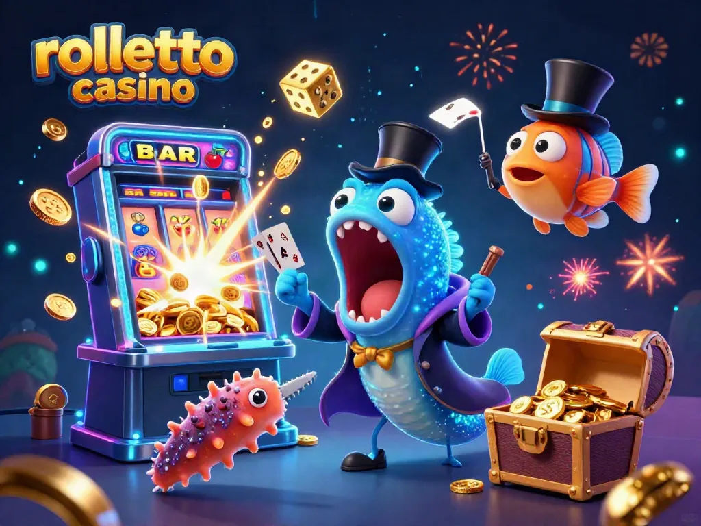 Engage with rolletto casino and enjoy thrilling 3D card tricks in an underwater magic scene.