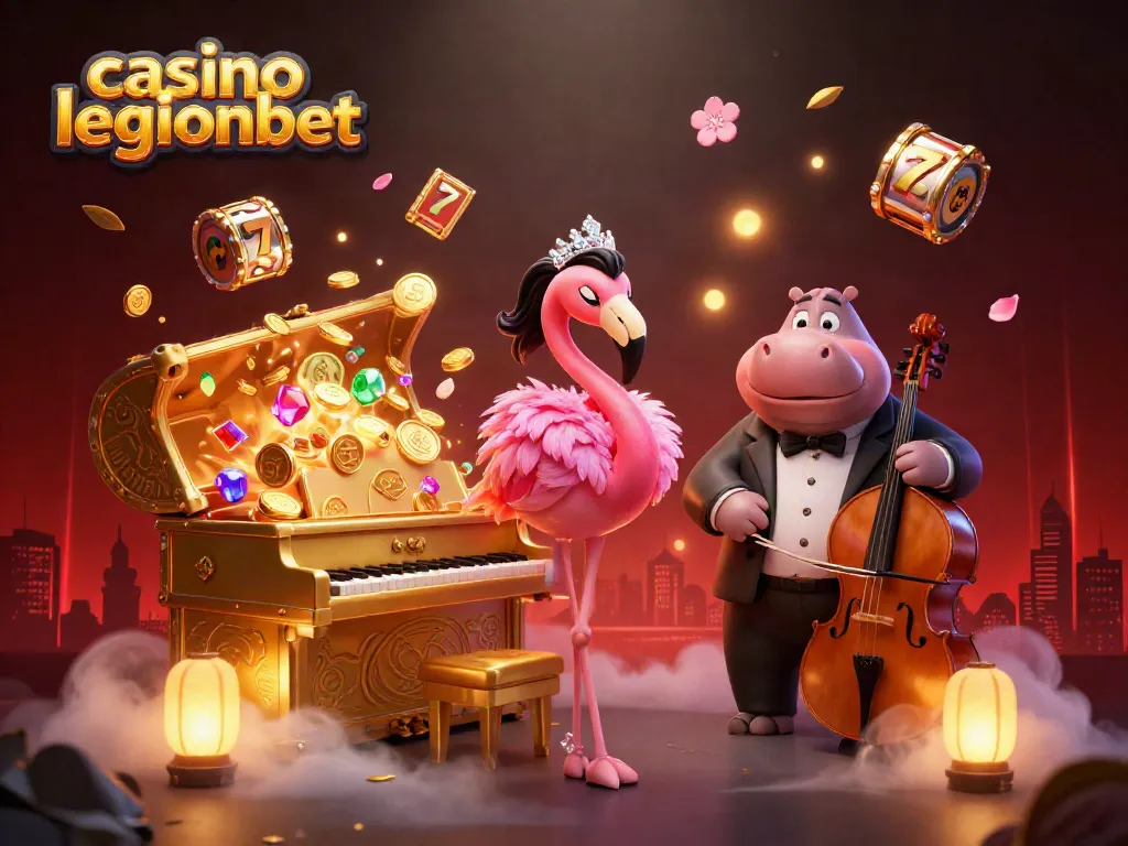 Play at casino legionbet with immersive 3D cartoon characters and vibrant gaming elements
