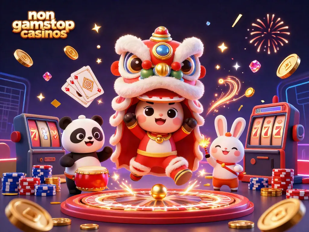 Engage in exciting non gamstop casinos with a vibrant 3D celebration of luck and fortune.