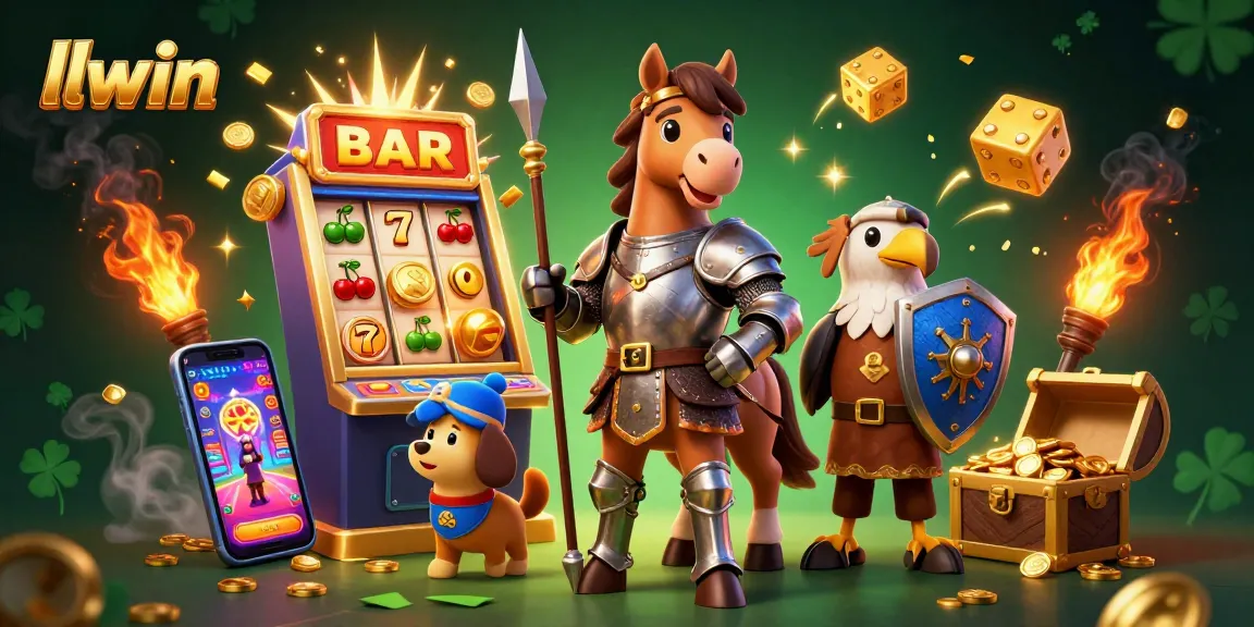 Win big at llwin with vibrant casino games and dynamic characters celebrating jackpots.